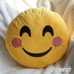 CITY Emoji Smiley Emoticon rond coussin oreiller oreiller d'émotion mignon - B00X75DGL0